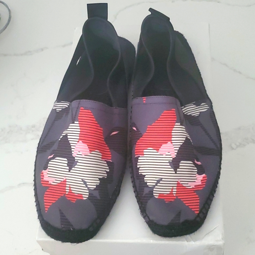 Black emporio armani espadrilles